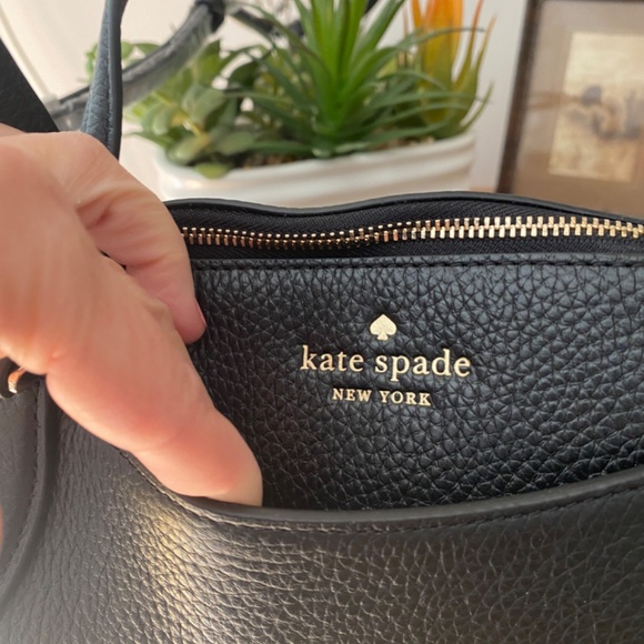 BRAND NEW - Never Used Kate Space Black Satchel - Picture 6 of 13